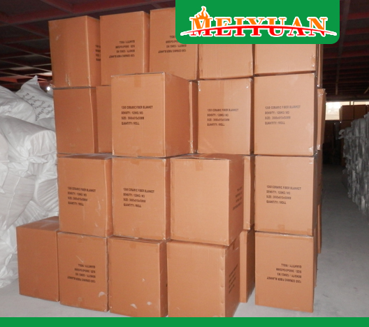 Turkey customer's ceramic fiber insulation blanket is delivered